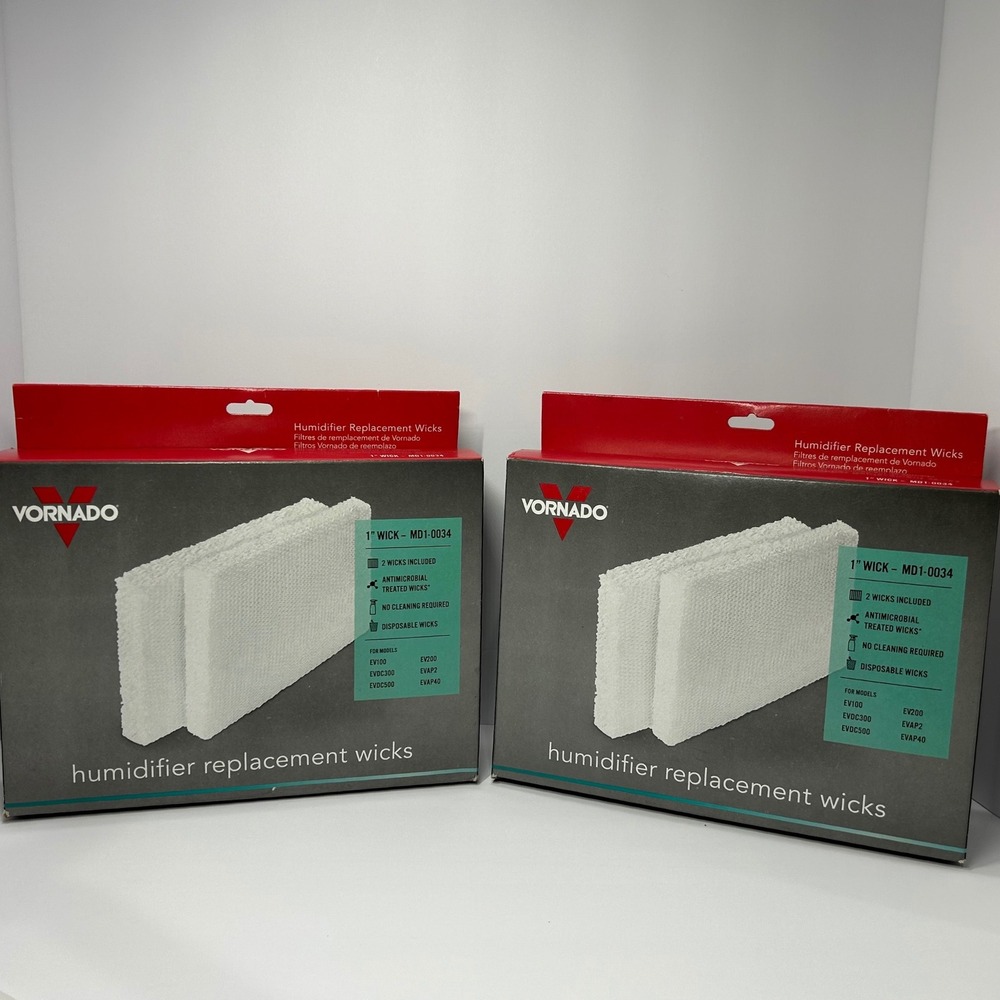 Vornado Humidifier Replacement Wicks MD1-0034 1 Inch 4 Pack Of Wicks NEW